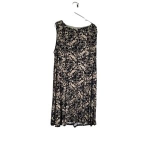 cb established 1962- Tan and black scoop neck dress. Plus Size 18